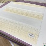 پرده زبرا کرم رنگ