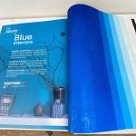 کاغذ دیواری خارجی ساده قابل شستشو مدل Allure Blue