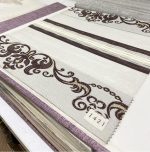 پرده زبرا طرح چوب