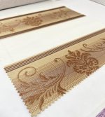 پرده زبرا طرح چوب